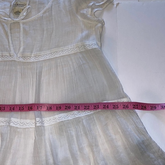 Denim & Supply Ralph Lauren L Peasant Bohemian Southwest Cap Sleeve Pullover Top - Picture 8 of 16